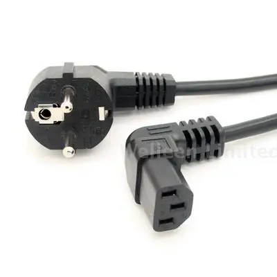 EU PDU UPS AC Power Cord,European 3Pin Male Plug to IEC 320 C13 Up Angled Power Adapter Cable For Wall Mount TV EU PDU UPS AC Power Cord,European 3Pin Male Plug to IEC 320 C13 Up Angled Power Adapter Cable For Wall Mount TV