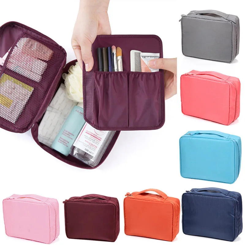 zipper makeup bag cosmetic bag make up tas purse organizer storage travel wash pouch zipper makeup bag cosmetic bag make up tas purse organizer storage travel wash pouch