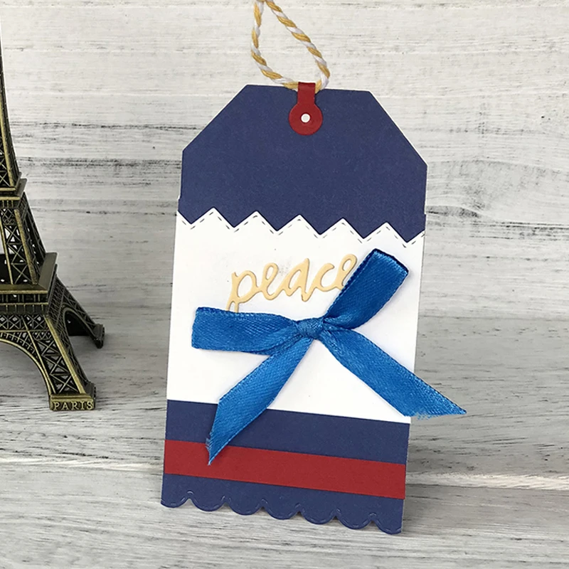 

New Tag bookmark Metal Cutting Dies for Scrapbooking DIY Album Embossing Folder Paper Cards Maker Template Decor Stencils Crafts