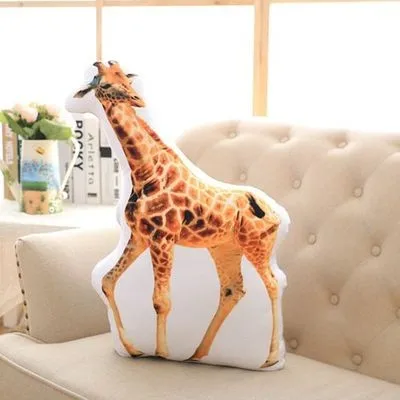3D размеров плюшевые подушки моделирования животных из мягкой бросить подушку игрушка, диванную подушку 0294