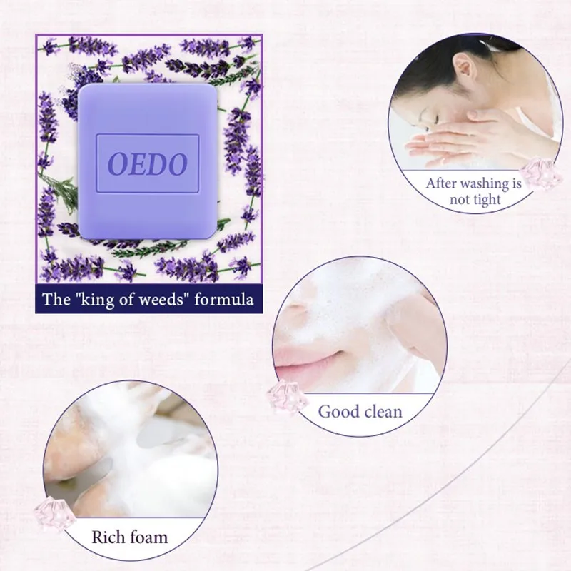 Lavender Extract Moisturizing Handmade Soap Deep Cleaning Brighten Skin tone Face Care Improve the Pores Beauty Health Soap Lavender Extract Moisturizing Handmade Soap Deep Cleaning Brighten Skin tone Face Care Improve the Pores Beauty Health Soap