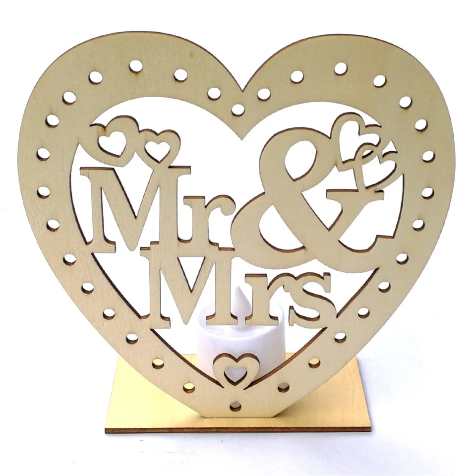  MR MRS Wedding Wooden Decoration (2)