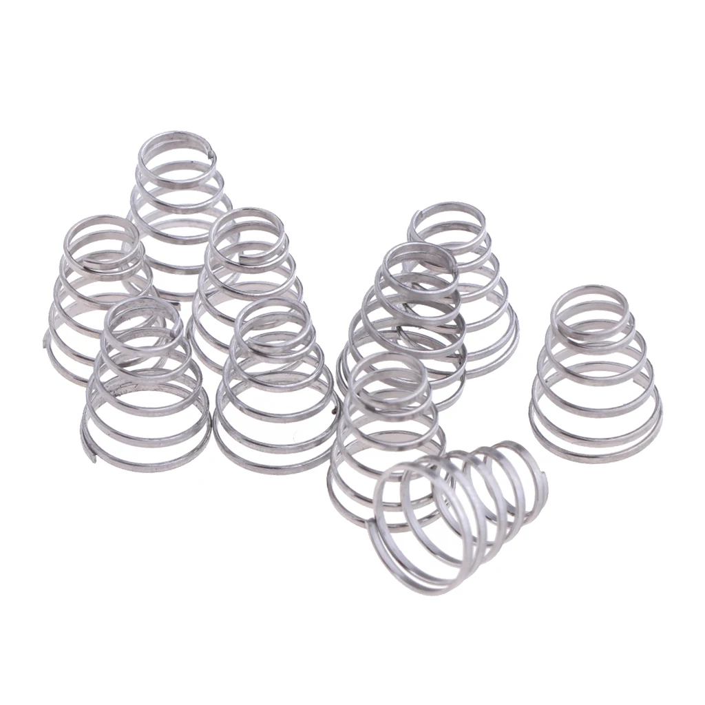 10pcs/Pack Stainless Steel Replacement Spring For Bike Quick Release Wheel Skewer Hub Bicycle Hub Skewers Accessories