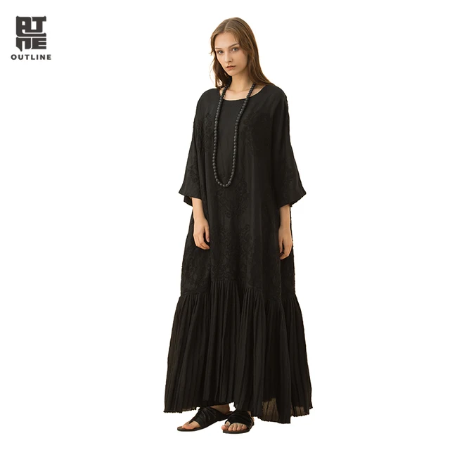 Black Ankle Length Dresses