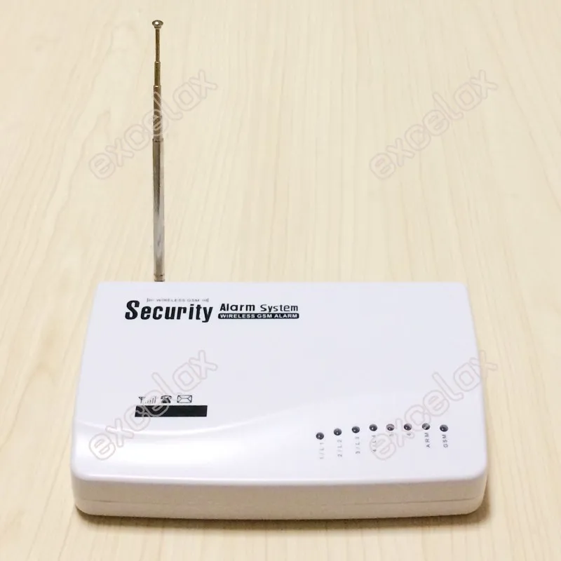 Беспроводной GSM сигнализация Системы Quad Band 850/900/1800/1900 МГц Интерком PIR детектор двери Сенсор сирена дистанционного Управление домашней безопасности