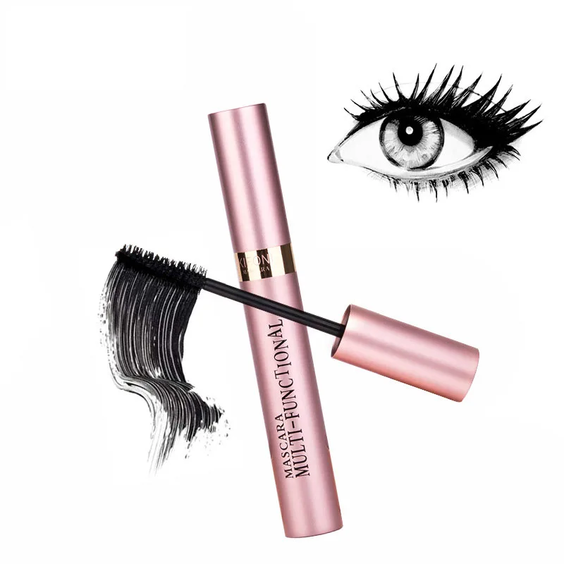 Женские шелковистые волокна ресниц Mascaras Smudge-proof удлинение закрученные ресницы