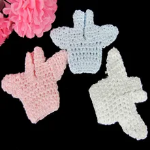 12 шт. миниатюрный вязаный свитер для малышей вечерние украшения для крещения для мальчиков и девочек 4,5x7,0 см