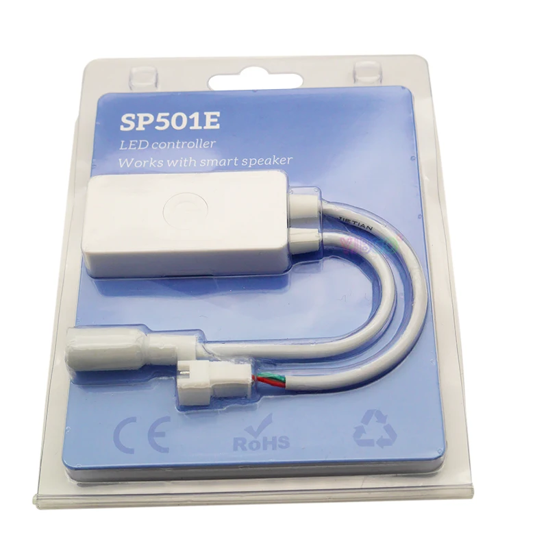 Новый светодиодный контроллер SP501E с Wi Fi работает Amazon Alexa для адресной IC ленты WS2812bB