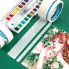 Watercolor Masking Adhesive Tape Painting Textured Paper Tap Cover Glue sketch Leave White Tool Wrinkle Paper Art Supplies ► Photo 1/6
