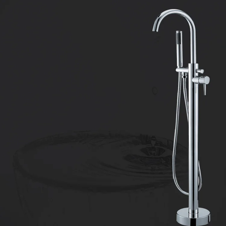 Supply a full copper bathtub faucet ground floor shower faucet 51015