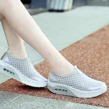 2019 Summer Mesh Women Shoes Flat Platform Shoes Woman Wedges Solid Slip-on Fashion Casual Loafers Breathable Plus Size 35-42 2019 Summer Mesh Women Shoes Flat Platform Shoes Woman Wedges Solid Slip-on Fashion Casual Loafers Breathable Plus Size 35-42