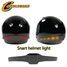 2016 Wireless Motorcycle Smart helmet font b light b font Helmet LED Safety font b Light