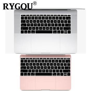 

English Silicone Keyboard Cover for MacBook Pro 13 inch Non TouchBar Release 2016+ and For MacBook 12 inch A1534 A1931 Skin Film