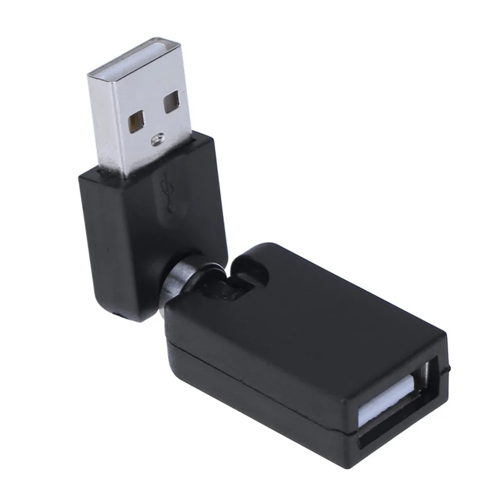 

360 Degree Rotary Knob USB2.0 Male To USB2.0 Female/Mini USB Converter Connector Adapter Supports Data Transfer And Charging