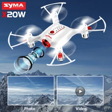 Карманный мини-Дрон SYMA 2,4G с камерой, Wi-Fi, FPV, удерживающий высоту, Квадрокоптер, Радиоуправляемый вертолет, игрушки, гироскоп, 3D Дрон Eversion