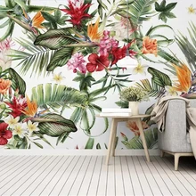 Beibehang личный Шелковый материал 3d обои растение из тропического леса кактус цветы современный дом обои декорации в интерьере