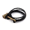 1pc Men's Handmade hammer leather Viking bracelet ► Photo 2/4