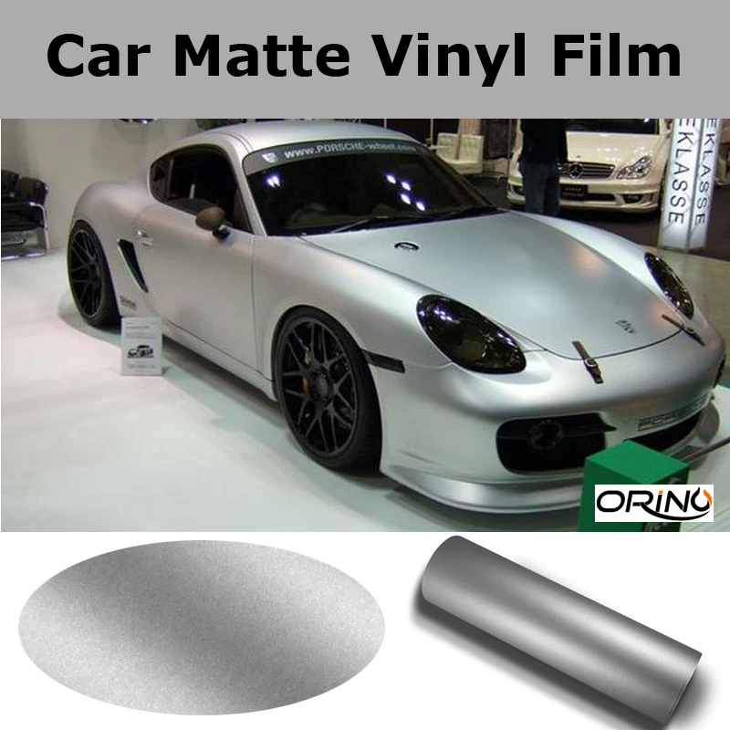 Fast FedEx SHIPPING Silver Matte Vinyl Wrap Air Free Bubble For Car