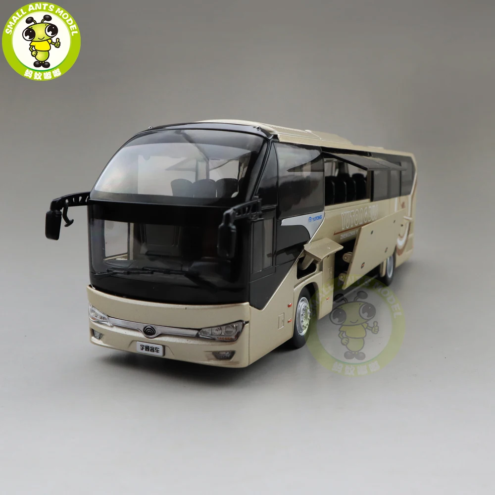 1/42 YuTong автобус ZK6128HQB литый под давлением модель автомобиля мальчик девочка
