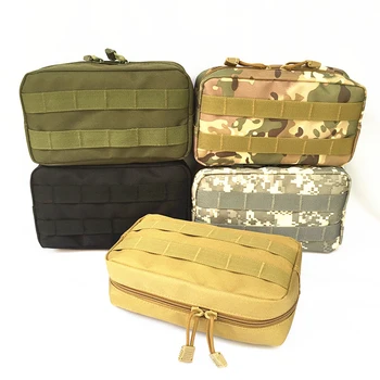 

Outdoor 1000D Nylon Traveling Gear Molle Pouch Military Tool Drop Bag Tactical Airsoft Vest Sundries Camera Magazine Storage Bag