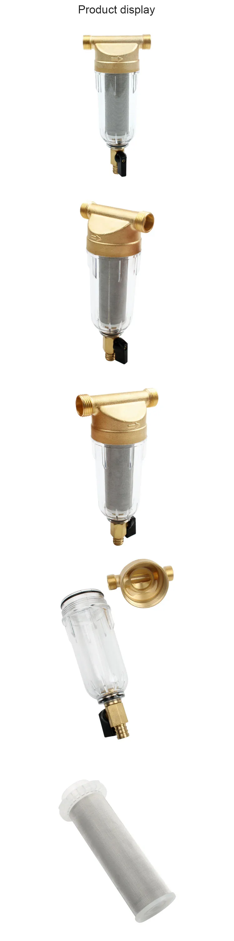 DMWD передний фильтр для воды центральный предфильтр передний Очиститель фильтр для воды картридж удаления ржавчины загрязняющих отложений трубы