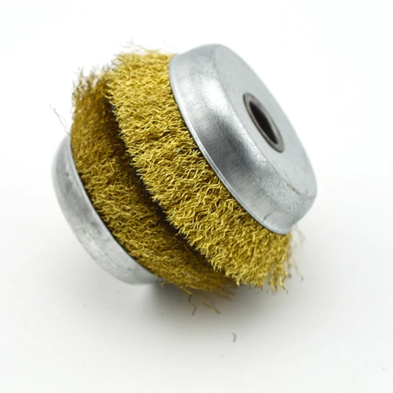 

5pcs Bowl type wire wheel grinding line brush metal rust rust polishing wheel copper wire rim wire angle grinder