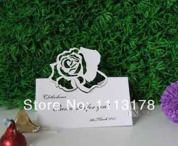

wedding table card seat card Decorations Party place card name card hollow personalized 53pc001
