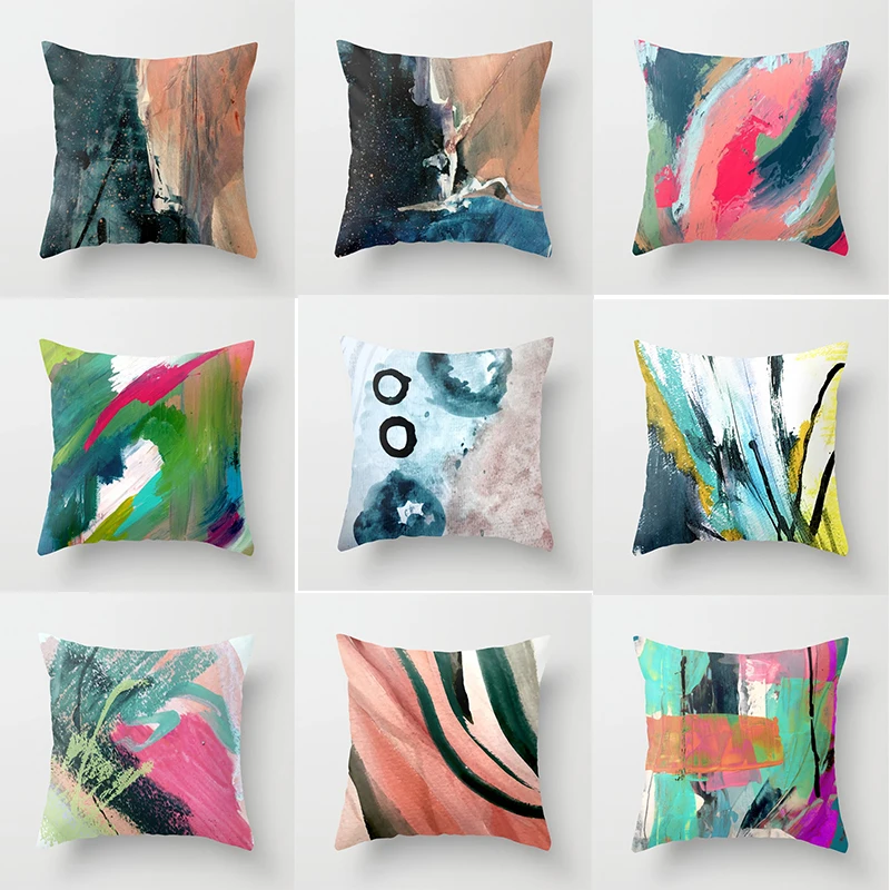 Buy Hot sale fashion creative beautiful pillowe case square pattern Pillow