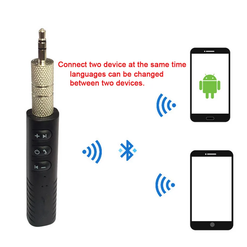 1pc Wireless Bluetooth 4.1 Receiver Professional Handsfree Car Bluetooth Receiver AUX Music Stereo Audio Adapter Mayitr