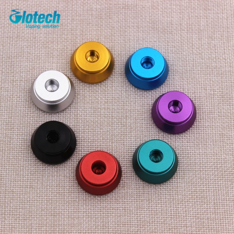 

Glotech colorful 510 thread Metal stand Electronic Cigarette Accessory Atomizer VIVI/DCT/M4/M5 metal base stand base ecig holder