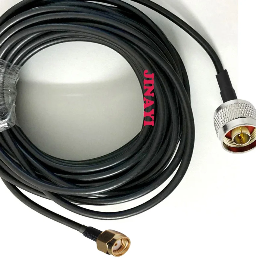 1m 5m 10m RG58 Coaxial Cable RP SMA male to N male connector RF Adapter