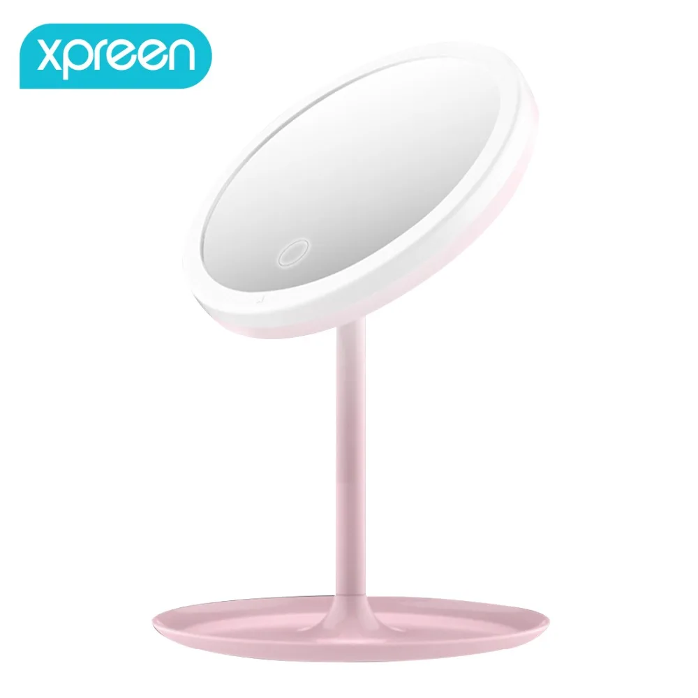 LED Makeup Mirror Rechargeable Brightness Adjustable LED HD Makeup