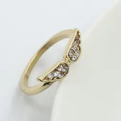 Серебряное кольцо с розовым покрытием для женщин обручальные кольца для женщин ювелирные изделия аксессуары хрустальные кольца для леди
