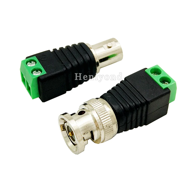 10 пар/лот Coax CAT5 для камеры видеонаблюдения BNC разъем подключения к коаксиальным