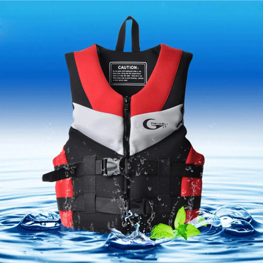Adult  Lifejacket Multifunctional Fishing Suit for Drifting Swimming Boating Sailing Saving Life Vest