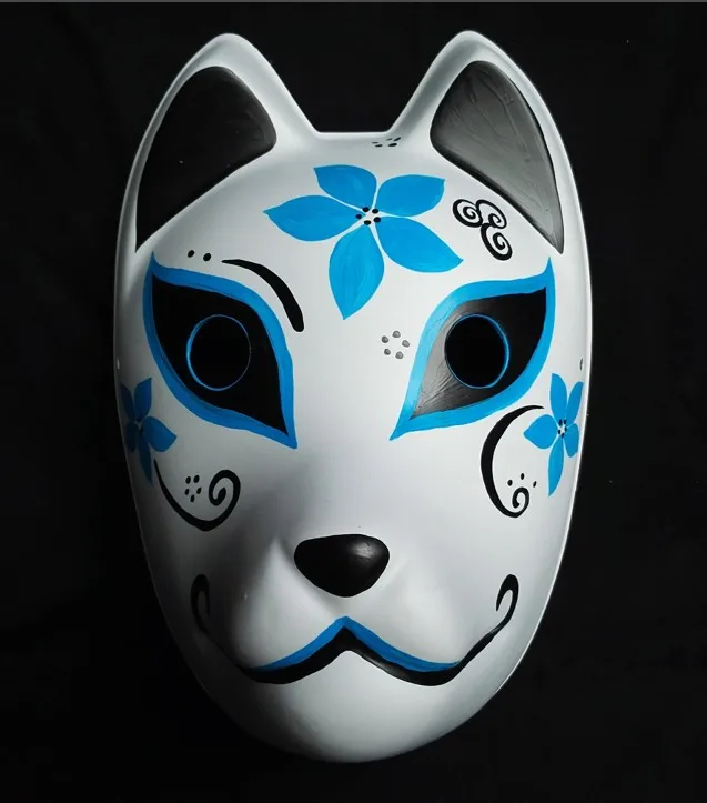 Hotarubi No Mori E, ручная роспись, маска в лес пожарных, светильник в японском стиле, косплей, ПВХ пластик, лиса, маска на все лицо - Цвет: mask 5