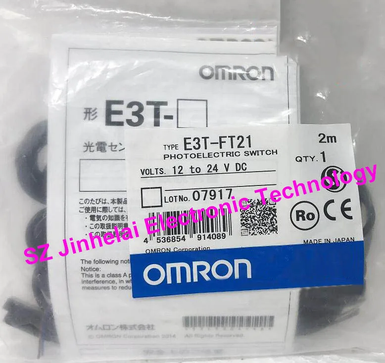 100% New and original E3T-FT21 OMRON Photoelectric switch Photoelectric sensor 12-24V DC 2M 100% New and original E3T-FT21 OMRON Photoelectric switch Photoelectric sensor 12-24V DC 2M