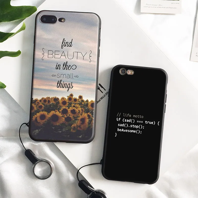 

Quotes Motto words design pattern coque soft silicone Phone Case cover Shell For Apple iPhone 5 5s Se 6 6s 7 8 Plus X XR XS MAX