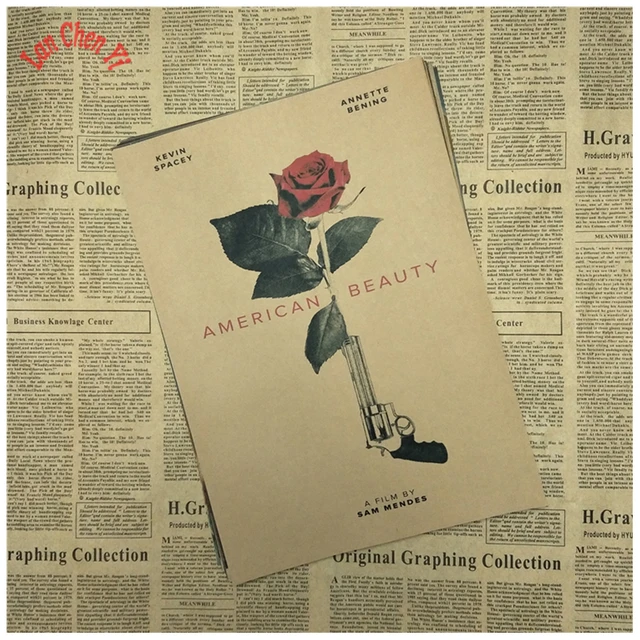 Best Offers American Beauty Classic Movie Kraft Paper Poster Bar Cafe Living Room Dining room Wall Decorative Paintings Best Offers American Beauty Classic Movie Kraft Paper Poster Bar Cafe Living Room Dining room Wall Decorative Paintings