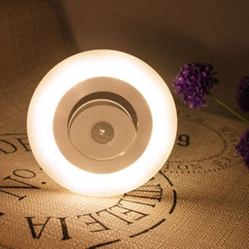

Smart Night Light Body Sensors LED Light Motion Detector warm white wardrobe Bedside Room Emergency Lamp