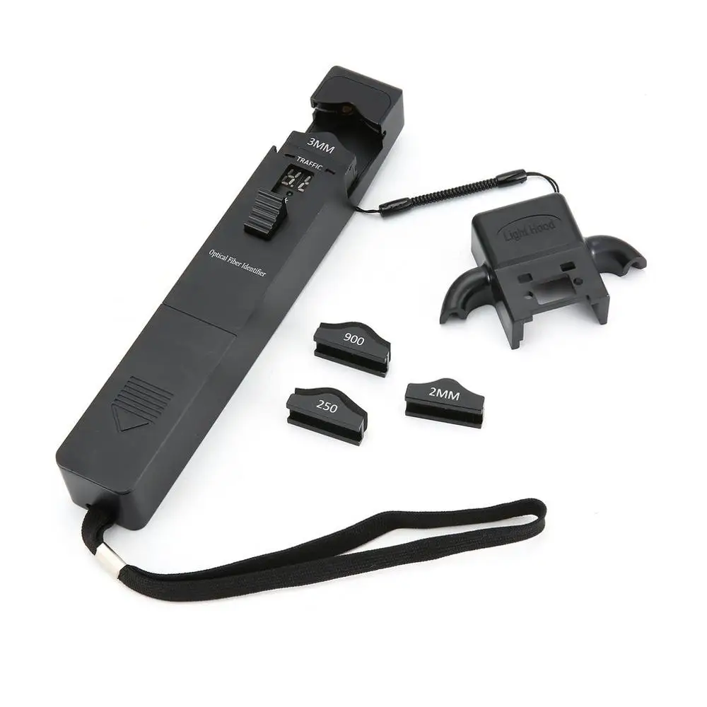 

Handheld Fiber Optical Identifier Applicable for Bare Fiber 0.9/2.0/3.0mm Cable 800-1700nm Live Fiber Identifier Tester