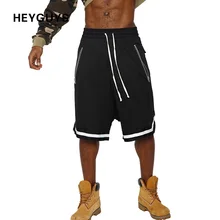 HEYGUYS, новинка, Классические шорты с дырками, мужские шорты для тренировок, высокая талия, сетчатые шорты, комбинезон