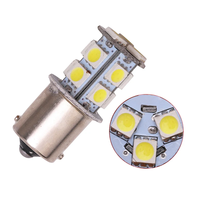 1 шт. 1156 светодиодная лампа BA15S P21W 13 SMD стоп сигнал задний фонарь автомобильная