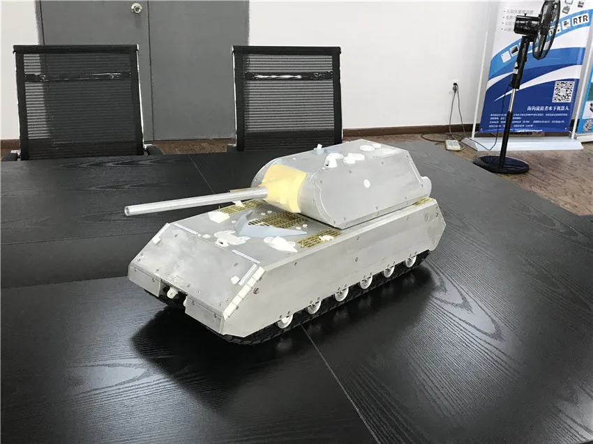 Новинка 2017 немецкий супер тяжелый бак MAUS RC с металлическим корпусом HOOBEN FMS|rc tank|tank