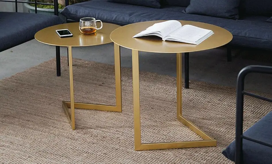 50*45cm Creative Round Coffee Table Iron Tea table Side table