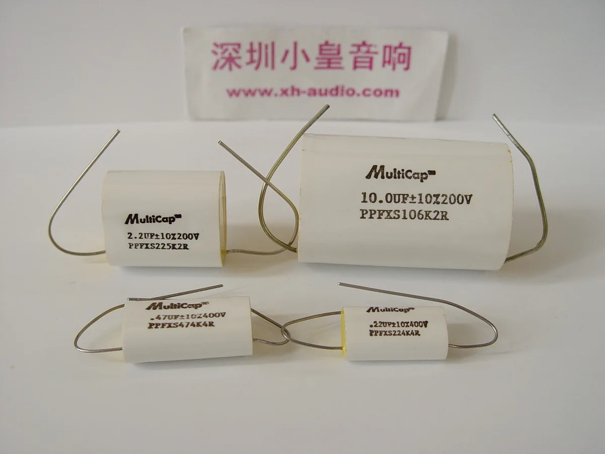 

1lot/2pcs original MultiCap MIT PPFXS series 0.1uf-12uf Metallized Polypropylene Axial capacitance Polystyrene free shipping