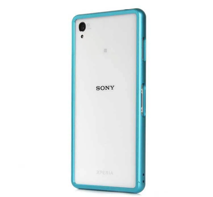 Для sony Xperia Z3 чехол D6603 D6643 D6653 D6616 D6633 гибридная Жесткая Броня крышка тяга и толчок металлический алюминиевый бампер рамка Fundas