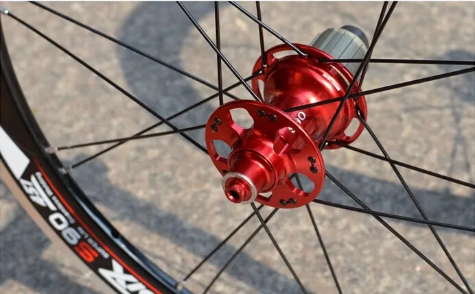EIOSIX комплект колес для BMX 451 22 дюйма, складные колеса для велосипеда S90, широкие диски 120, кольцо 8-11 скоростей, BMX запчасти