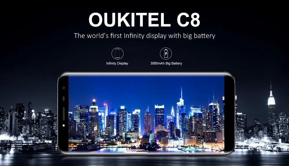 oukitel c8 Smartphone (1)
