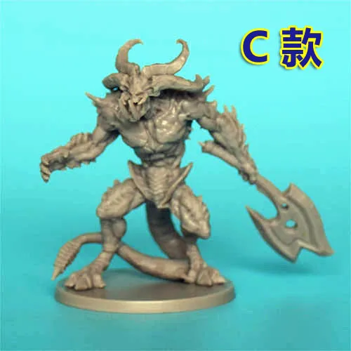 C Новые формы для литья 1/72 В доска-весы Cmon ролевой игрой Смола Модель огромный бесконечные очень темный светильник курьерские Ks - Цвет: C